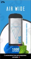 Одноразовая электронная сигарета EOS Air Wide 2% Blue Raspberry Mint