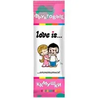 Драже Love is 12г Клубника