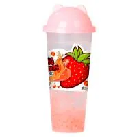 Bubble Tea Хэ-Лейи 620мл Клубника М