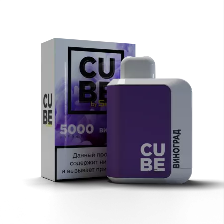 Одноразовая электронная сигарета Skey Cube 5000 - Виноград M