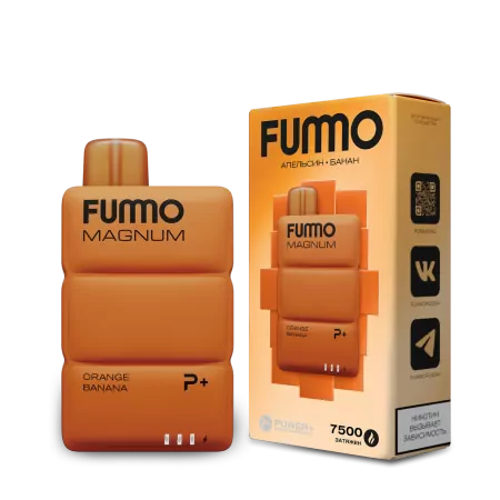 Одноразовая электронная сигарета Fummo Magnum 7500 - Апельсин Банан М