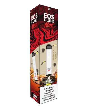 Одноразовая электронная сигарета EOS Cube Max 2% Vanilla Cola