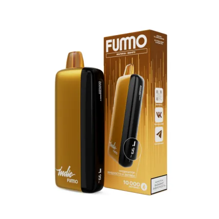 Приобрести Одноразовая электронная сигарета Fummo Indic 10000 - Малина Манго M