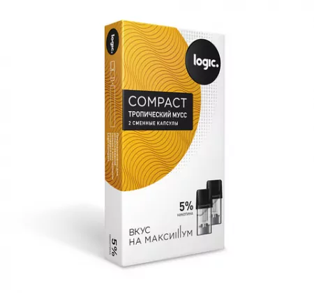 Картридж JTI x2 Logic Compact 1,6 мл, 50 мг (Тропический Мусс)