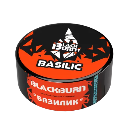 Табак Black Burn 25г Basilic М