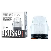 Картридж Vanza для Brusko Minican 0,8 Ом 3,0 Мл (Прозрачный)