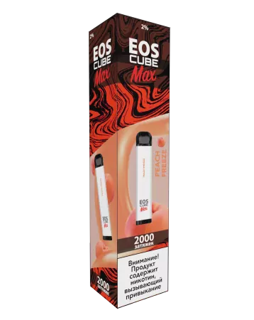 Одноразовая электронная сигарета EOS Cube Max 2% Peach Freeze