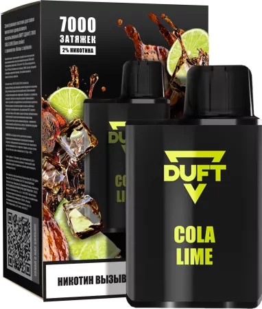 Одноразовая электронная сигарета Duft 7000 Cola Lime M