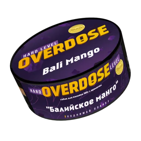 Табак Overdose 100г Bali Mango M !