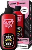 Одноразовая электронная сигарета Duft Pro 10000 Strawberry Milkshake M